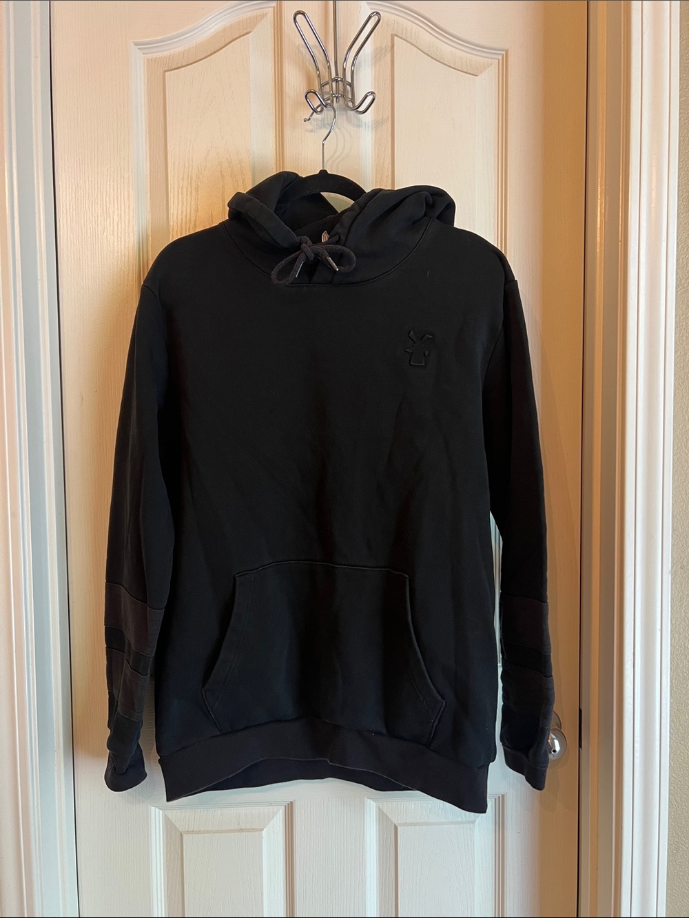 Dutch Bros Black Pullover Hoodie with Subtle Logo